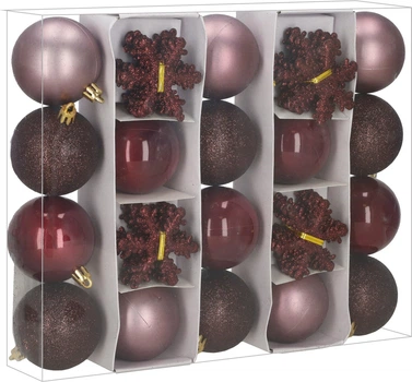 Zestaw bombek choinkowych Springos CA1522 6/7 cm 40 szt (5908455303132)