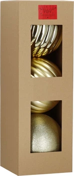 Набір ялинкових кульок Springos CA0985 19 см 3 шт (5908455301510)