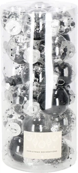 Набір ялинкових кульок Springos CA0886 5 см 24 шт (5907719425047)