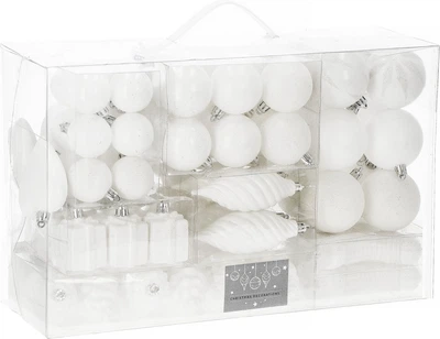 Набір ялинкових кульок Springos CA0854 4/5/6/7/8/10/13 см 72 шт (5907719424729)