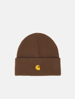 Шапка Carhartt WIP Chase Коричневая — розмер One Size