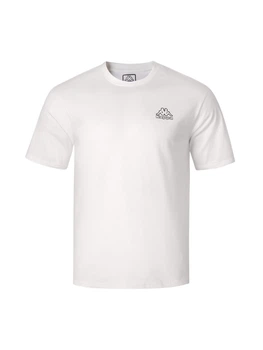 Футболка Kappa Cotton Crew Neck Белая — размер М