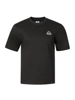 Футболка Kappa Cotton Crew Neck Черная — размер S