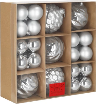 Набір ялинкових кульок Springos CA0964 6/12 см 37 шт (5908455301305)