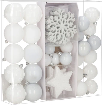 Набір ялинкових кульок Springos CA1525 3.5-10 см 40 шт (5908455303163)