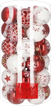 Набір ялинкових кульок Springos CA0987 5.5 см 30 шт (5908455301534)