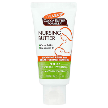 Какао-масло для груди кормящих мам Palmer's "Nursing Butter" с витамином B5 (30 г)
