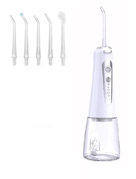 Ирригатор зубной Portable Oral Irrigator 106-2D (White) портативный ирригатор для полости рта (6 насадок), 5 режимов, 8 уровней