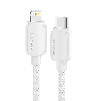 Кабель ESSAGER Breeze USB-C to Lightning 20W 2m White (EXCTL-WLA02-P)