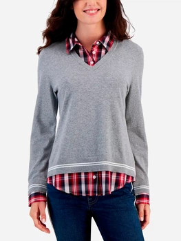 Джемпер жіночий Tommy Hilfiger 211131007 1X Сірий (1161288923)