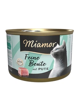 Влажный корм Miamor Feine Beute mit Pute для кошек с индейкой 185 г