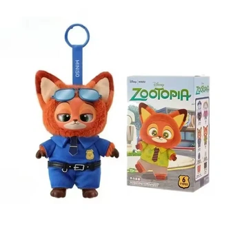 Детская мягкая игрушка сюрприз Лабубу зоотрополіс Zootopia плюшевая, брелок для ключей сумки портфеля для детей и взрослых 15 см P03