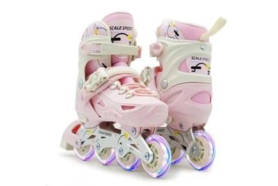 Ролики Scale Sports Pink LF 605, размер 29-33