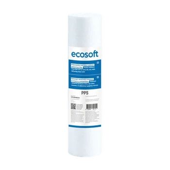 Картридж зі спіненого поліпропілену Ecosoft PP5 2,5"x10" 5 мкм (CPV25105ECO)
