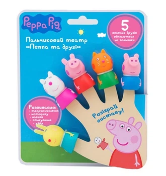 Пальчиковий театр. Ігровий набір TM "Peppa Pig"