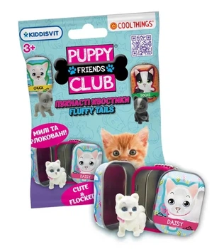 Фігурка-сюрприз COOL THINGS серії "Puppy Club" - ПУХНАСТІ ХВОСТИКИ (в ас.)