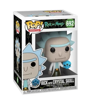 Ігрова фігурка FUNKO POP! серії "Рік і Морті" - РІК З КРИШТАЛЬОВИМ ЧЕРЕПОМ
