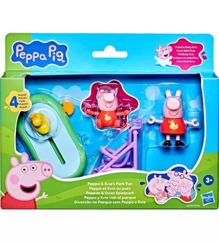 Ігровий набір PEPPA FIGURINES серії "Моменти з Пеппою" – СЕСТРИЧКИ НА ПРОГУЛЯНЦІ