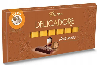 Шоколад Delicadore Irish Cream, 200 г