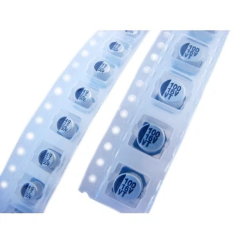 Конденсаторы SMD алюминиевые, 130 шт, набор 1–220 мкФ 10–50В для электроники