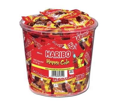 Желейные конфеты Haribo Happy Cola (100шт х 10г) 1кг