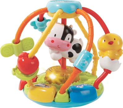 Іграшка для немовлят Vtech Cow Boo Ball 80-502923 (3417765029233)