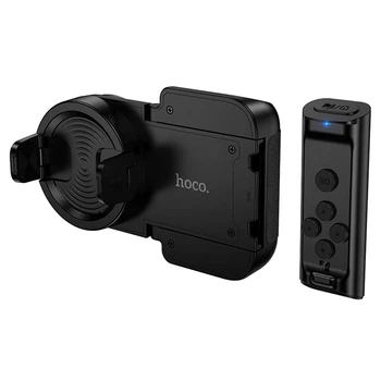 Тримач для телефону Hoco K33 Oleada BT v5.4 250mAh Універсальна підставка-утримувач-рукоятка для смартфона Android Apple Чорний