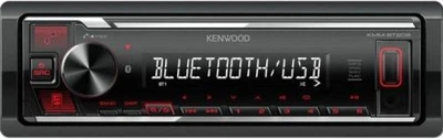 Автомагнитола Kenwood KMM-BT209 bloetooth, USB, 1 Din, подсветка Red