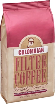 Colombian Filter Coffee молотый кофе Kurukahveci Mehmet Efendi 250 г