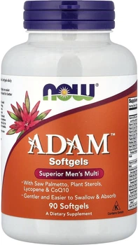 Мультивітамінний комплекс для чоловіків Now Foods Adam Male Multi 90 капсул (733739038807)