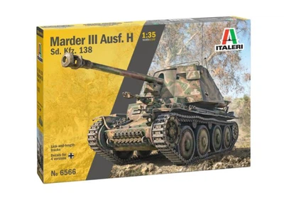 Збірна модель 1:35 танк Marder III Ausf. H Sd. Kfz.138 Italeri 6566
