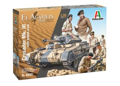 Збірна модель 1:35 танк Crusader Mk. III with British Crew Italeri 6592