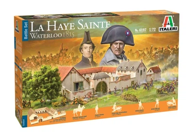 Збірна модель 1:72 бойовий набір La Haye Sainte Waterloo 1815 Italeri 6197