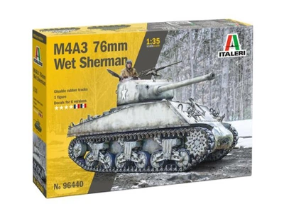 Збірна модель 1:35 танк M4A3 76mm WET SHERMAN Italeri 96440
