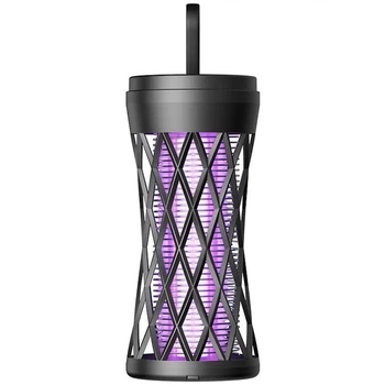 Ловушка для Комаров и Мошек Powerful Mosquito Lamp с подсветкой, черный (6545)