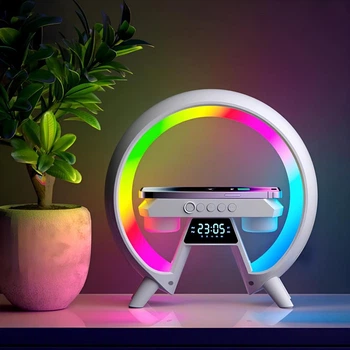 Ночник колонка G-Smart Light Sound Machine XM-X63 цвет белый (8158)