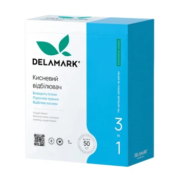 Экологический кислородный отбеливатель DeLaMark 3в1 1 кг DM0598
