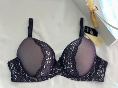 Бюстгальтер Teyi з кісточками без Push-Up 75C сливовий