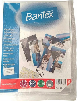 Набір файлів-кишень Bantex 15x21 см 10 шт Прозорий 100550140 (5702230979884)