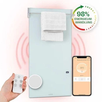 Уценка Инфракрасный обогреватель Klarstein Hot Spot Crystal Smart 750w полотенцесушитель для ванны умный дом