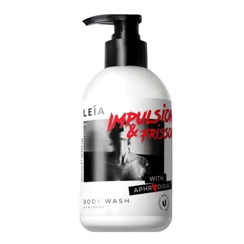 Гель для душа LEIA Impulsion & Frisson для мягкой очистки тела с ярким ароматом спелой вишни, 300 мл