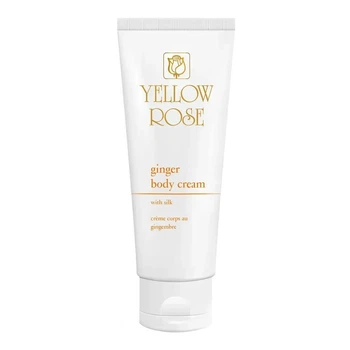 Имбирный крем для тела с шелком Yellow Rose Ginger Body Cream With Silk 250 мл