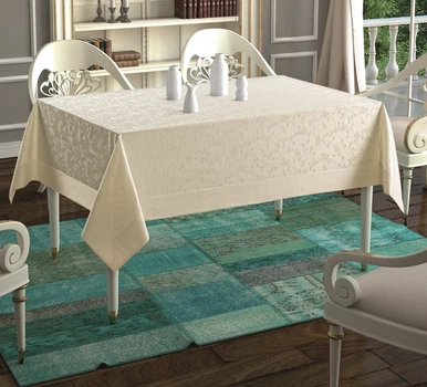 Скатерть Jackline. Flower Cream 9952-8-160х220 см