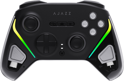 Бездротовий геймпад Ajazz GP100 2.4G/BT/USB Switch/PC/iOS/Android RGB Black (GP100-B)
