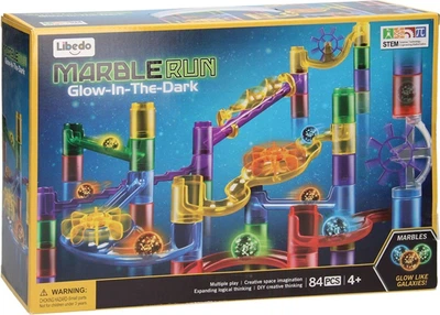 Tor kulkowy Marble świecący w ciemności 84 elementy B1344421 (8718012043244)