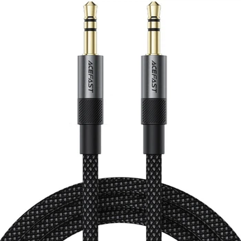 Кабель Acefast J10 AUX Audio TRS M/M 1м Black (6974316285267)