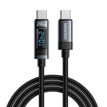 Кабель Essager USB Type-C - USB Type-C 240W/5A PD 3.1 2м