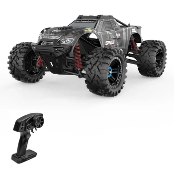 Машина на радиоуправлении KF10 1:10, 4WD, защита от воды, Monster Truck на пульте с амортизацией и LED фара