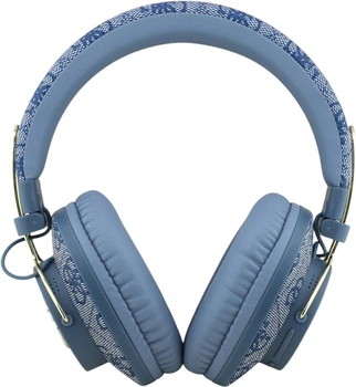 Słuchawki Guess Metal 4G Logo Blue (GUBHS72P4FC4MB)