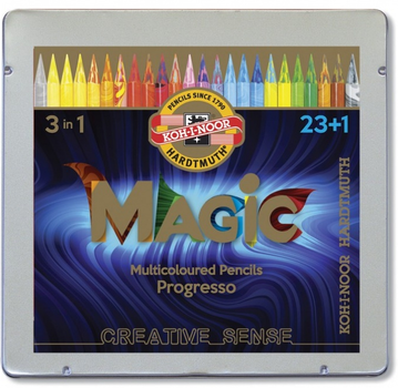 Олівці кольорові Koh-i-Noor Progresso 8774 magic Progresso 24 кольори (8593539278856)